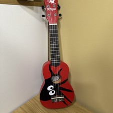 Octopus Academy Soprano Ukulele Red with Logo