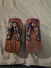 Brand New Never Worn Japanese Geta Wooden Clog Shoes for Cosplay Anime Manga