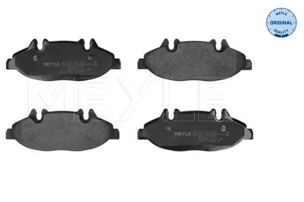Plaquettes de frein Meyle 025 240 0720 pour stopper les sifflements et l'usure prématurée OE 000 421 6