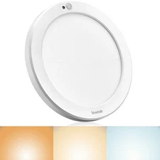 Motion Sensor Light LED Ceiling Light with 30s/180s Timeout Adjustable 3 Colo...
