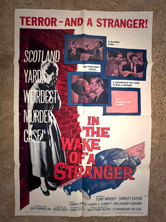 In the Wake of a Stranger 1959 Movie Poster 27x41 Tony Wright Shirley Eaton