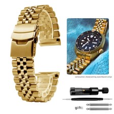 22mm Stainless Steel Watch Band Strap For Seiko SRPA21 SRP777 SRPC25 Bracelet