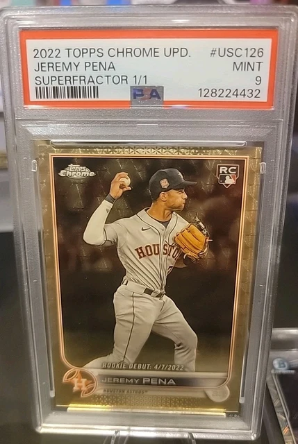 Topps Chrome 2022 Jeremy Pena Rookie 1/1 Superfractor