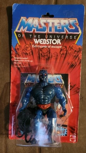 He-Man MOTU Webstor Vintage MOC nice condition