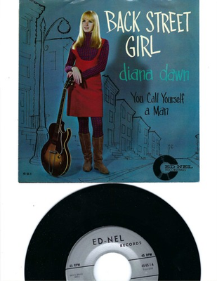 #ad NORTHERN SOUL TEEN DIANA DAWN quot;BACK STREET GIRLquot; ED NEL RECORDS NM $125.00