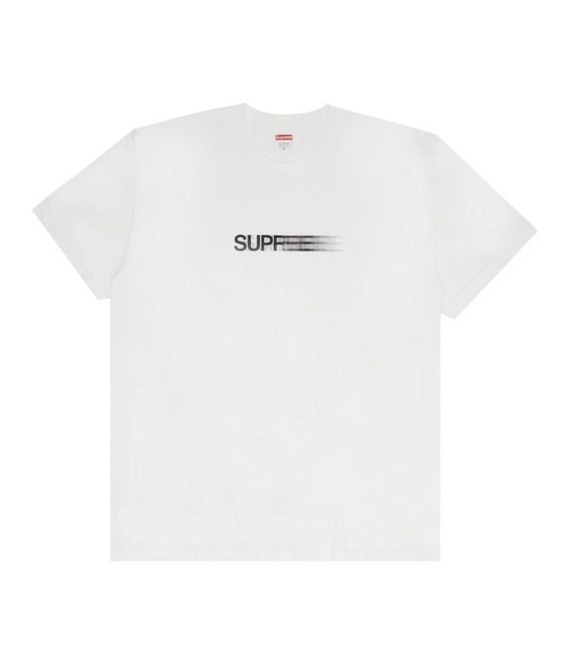 Tee shirt blanc Supreme Motion Logo taille XL neuf avec étiquettes SS23