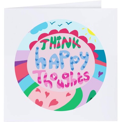 Grußkarten ''Think Happy Thoughts'' (GC049336)