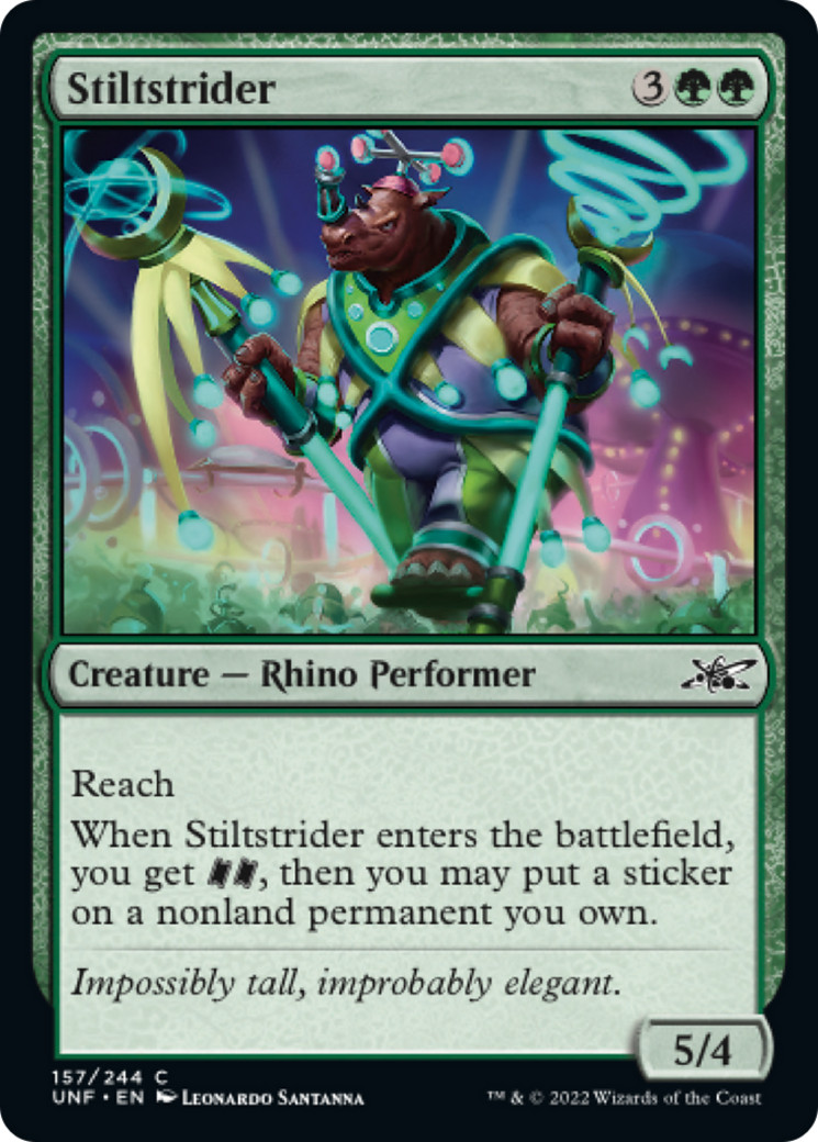 STILTSTRIDER x4 mtg NM-M Unfinity 4 Common