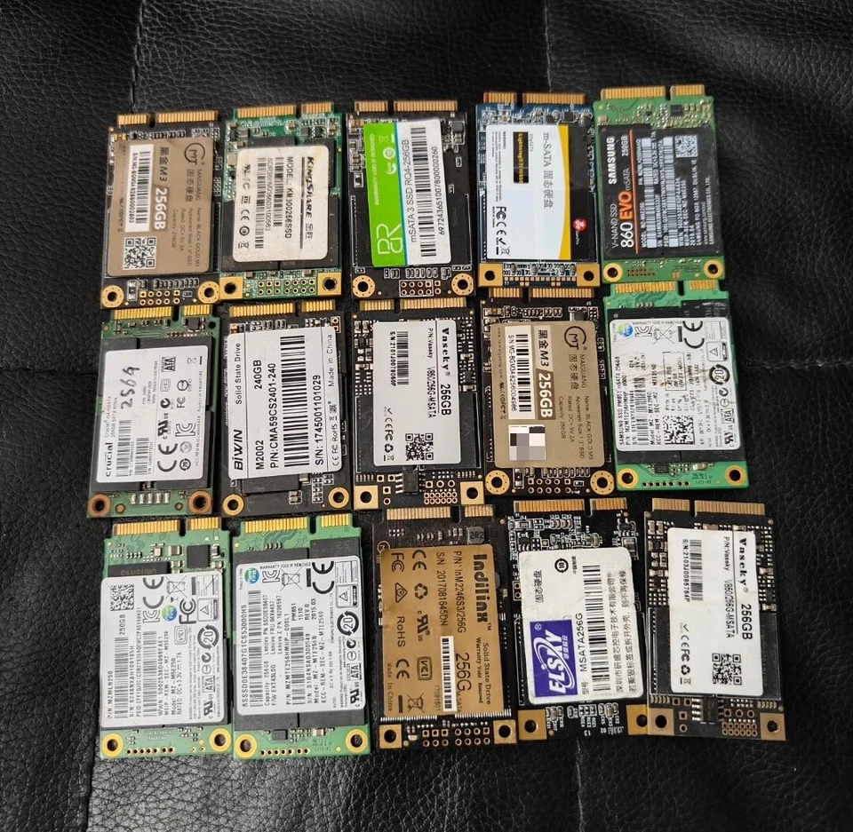 Lot Wholesale 1.8 in 120GB 128GB 240GB 256GB SSD MSATA Solid State Drives - Image 2 of 4