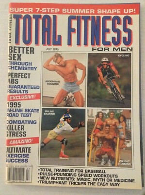 Total Fitness Magazine Ab Training Cycling July 1995 040319nonrh