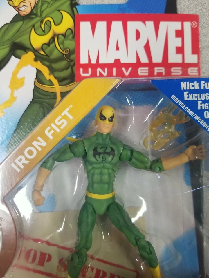 Universo Marvel 3.75" Puño de Hierro Serie 1 #017 Hasbro Nuevo en Caja Foto 2 de 4