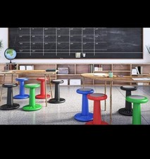 ActiveChairs Kids Wobble Chair,Black