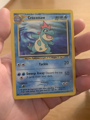 Croconaw No. 32/111 Neo Genesis Anime Wizards WotC Card Vtg. TCG - 001 -  Pokemon | eBay