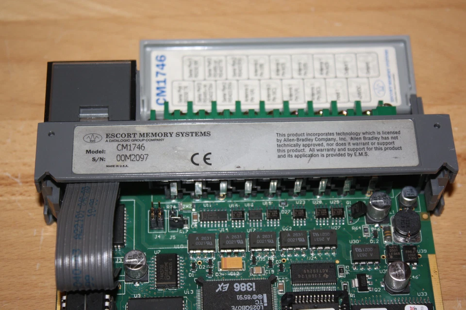  CM1746 Escort Memory Systems Auto ID Module for ALLEN BRADLEY SLC500 cm1746 - Image 3 of 3