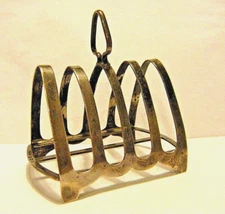 1928 Sterling Silver S Blanckensee & Sons Ltd Toast Rack Birmingham England 