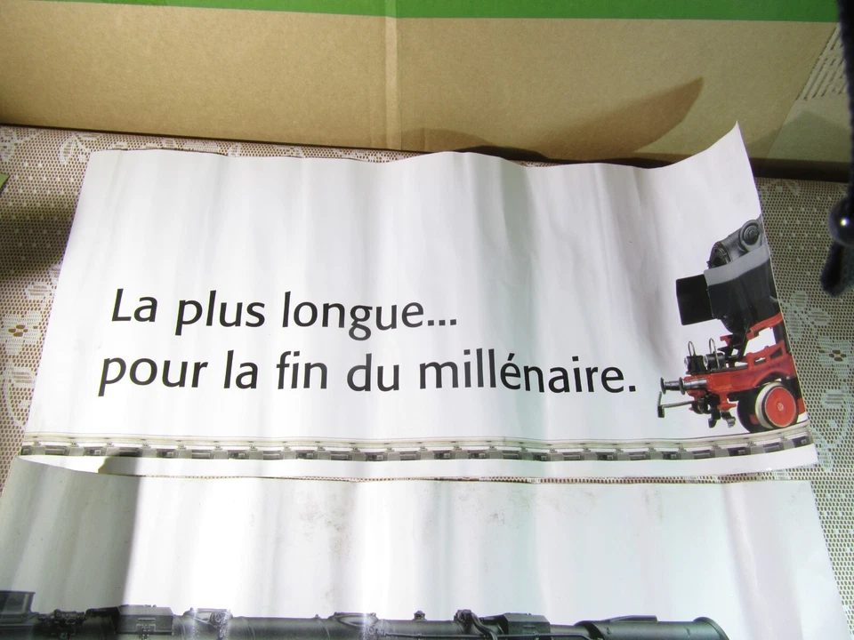 135Y Märklin Ho Planche Decal Locomotive La Plus Longue Fin Millénaire 54.3X25 - Photo 2/4