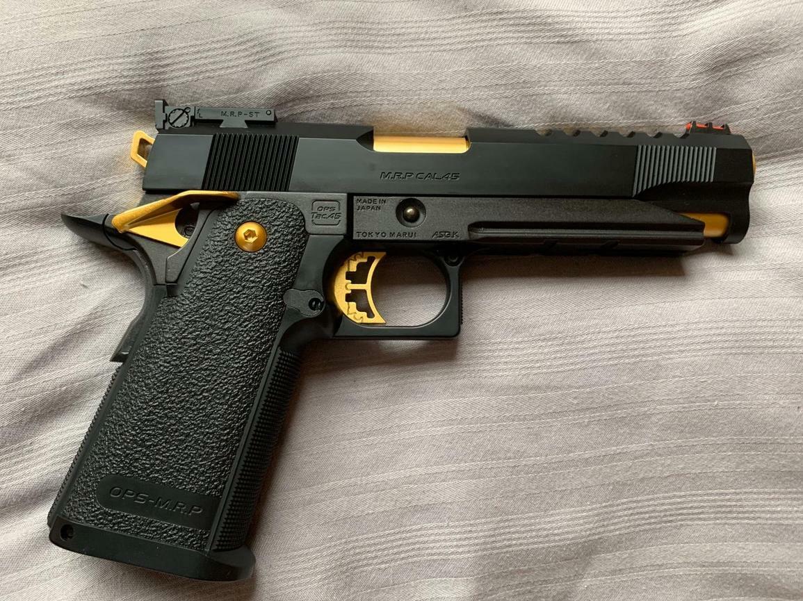 Tokyo Marui Hicapa 5.1 Gold Match Airsoft Pistol eBay