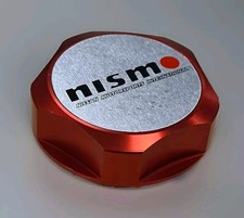 Nismo Oil Filler Cap Red Alloy Billet - Fits Nissan Skyline GTR S15 350z 370z 