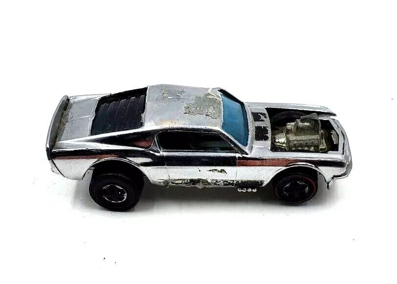 melodramatiske skak forråde HOT WHEELS REDLINE MUSTANG BOSS HOSS SILVER CLUB CAR | eBay