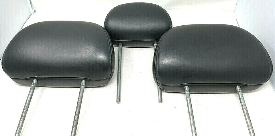 Asiento trasero Ford Escape Tribute Mariner 05-12 segunda fila reposacabezas cuero negro OEM Foto 3 de 3