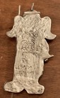 Vtg Marcie Designs Handcrafted Signed Pewter FISHING ANGEL PENDANT Ornament US — photo 2