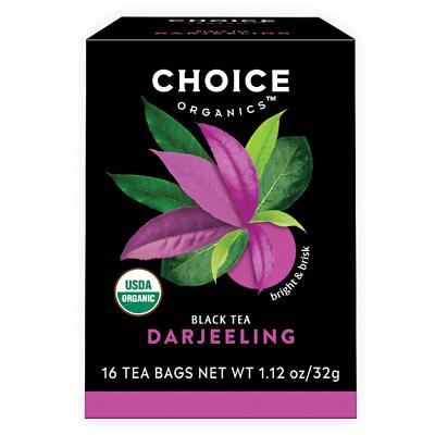 Choice Organics - Organic Darjeeling Tea (6 Pack) - Fair Trade - Compostable