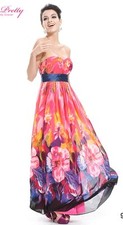 Strapless Womens Long Evening Formal Party Dress SZ-S 6 