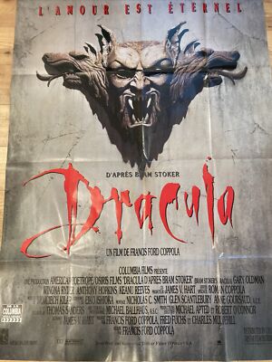 Dracula 1992 french poster 114 X 158 cm - 4 folds -  L'Amour est éternel