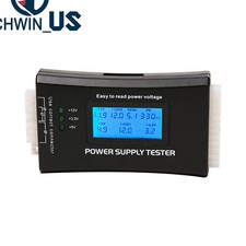 Power Supply Tester 20 24 Pin Sata LCD PSU HD ATX BTX Voltage Test Source L3US