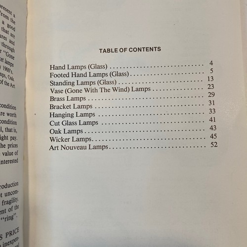 Collector's Illustrated Price Guide Lamps by Bill Schroeder 1977 Collector Books - Imagen 3 de 4