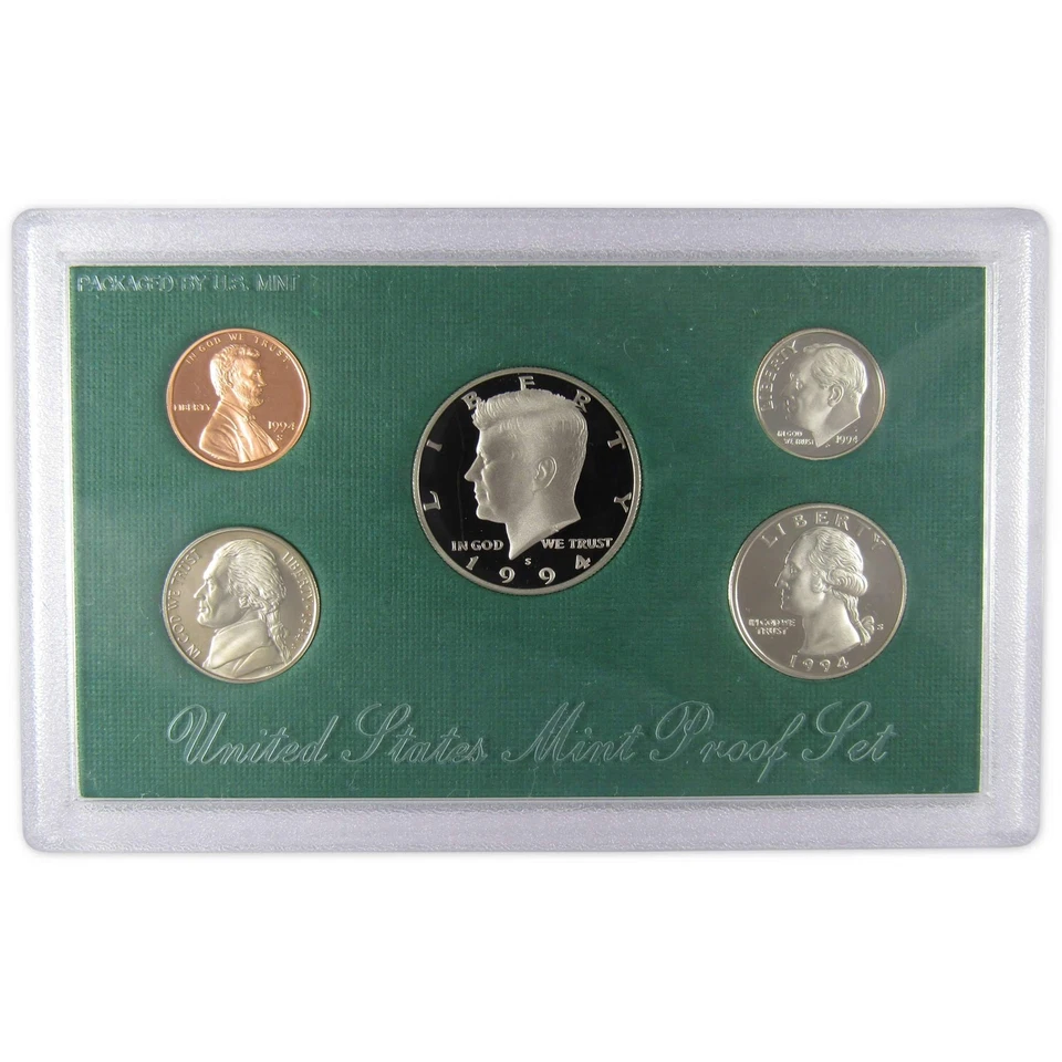 1994 Clad Proof Set U.S. Mint Original Government Packaging OGP COA - Image 2 of 4