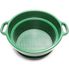 ASR Outdoor 1/4 Heavy Duty Gold Panning Stackable Plastic Sifting Screen