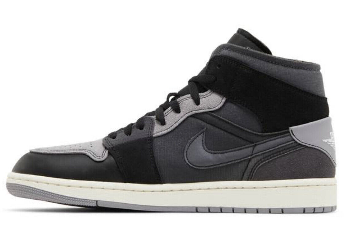 [DV0438-001] Кроссовки Nike Air Jordan 1 для средней школы Craft SE Stealth черные * НОВЫЕ*