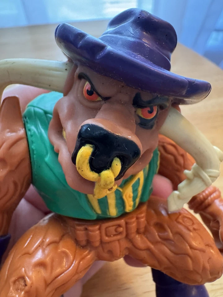 Винтажная экшн-фигурка Sheriff Terrorbull 1991 Hasbro Cowboys of Moo Mesa РЕДКАЯ - Изображение 3 из 4