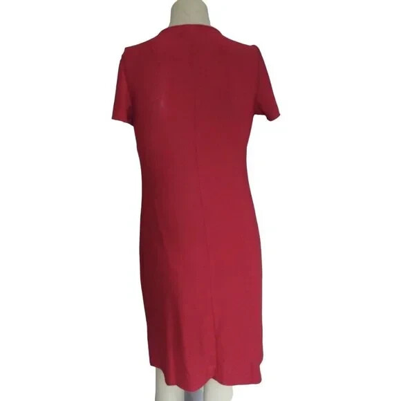 strapless open back dress Sunny Angela Women's Patchwork Contrast Trim Puff Sleeve Shift Floral Dress main image 1