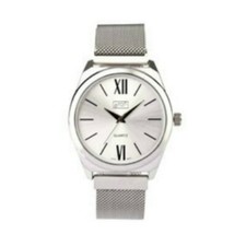 Eton Mesh Bracelet Chrome Finish Wrist Watch
