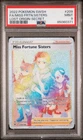 PSA 9 MINT Miss Fortune Sisters Full Art 194/196 2022 Lost Origin Pokemon Card