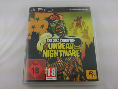 Red Dead Redemption Undead Nightmare Sony Playstation 3 2010 PS3 PAL Spiel Game 