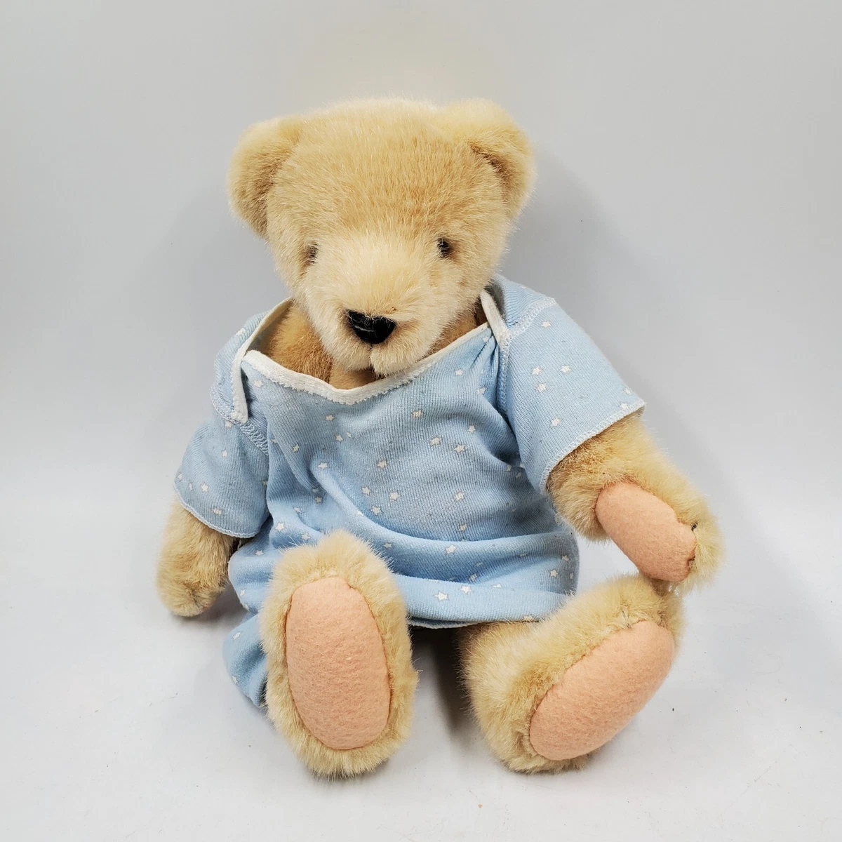 Brown Teddy Bear with Blue Nightgown Unbranded code 999 eBay