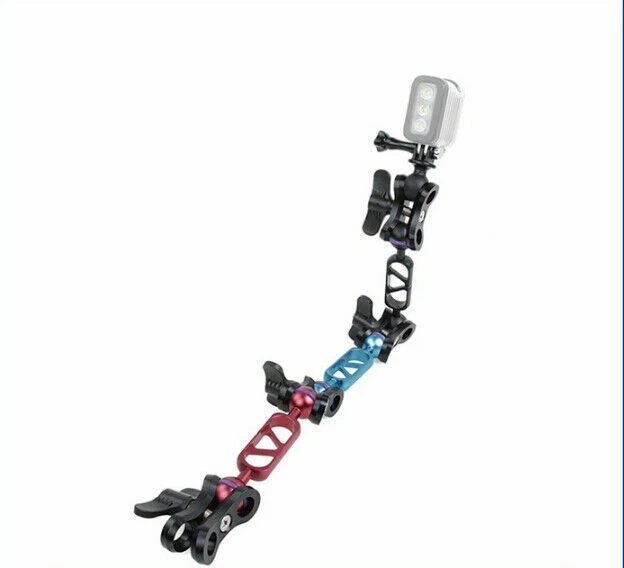 CNC Aluminium Tauchlicht Arm Kugelkopf Schmetterling Clip Arm für Gopro Kamera - Image 4 of 4