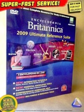 Britannica ULTIMATE Edition NEW  Windows PC Encyclopaedia educational software