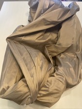 Silk Fabric 100 Pure . 28 Yards Lot. Pure Champagne Color. 28yds X 54 New