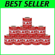 Durable 3x5 Inch Packing Labels - Strong Adhesive Fragile Stickers, 10 Rolls