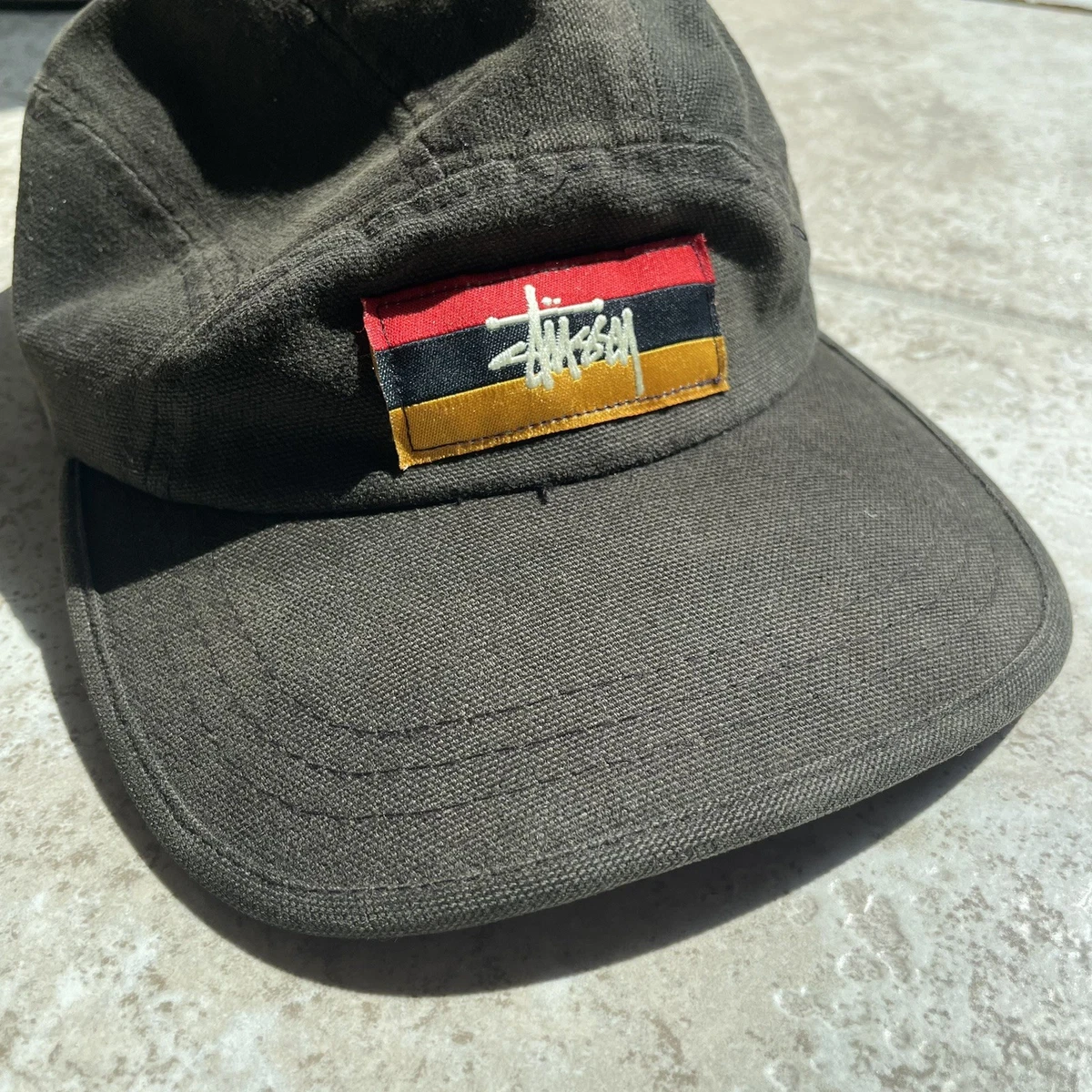 週末セール！stussy logo 5panel cap black $_57.JPG?set_id=880000500F