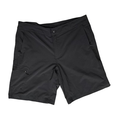 Magellan Outdoors Fish Gear Flex Shorts Mens Large Black Fishing Hiking Stretch