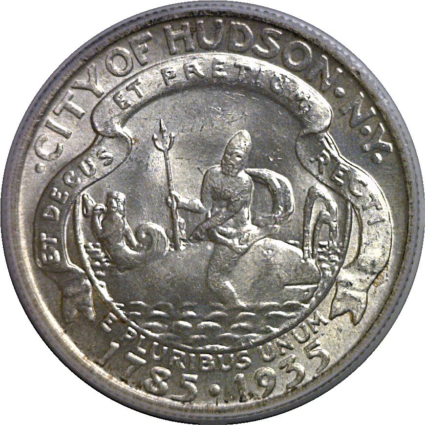 1935 Hudson Commemorative Half Dollar  PCGS MS-64 - Image 2 of 3