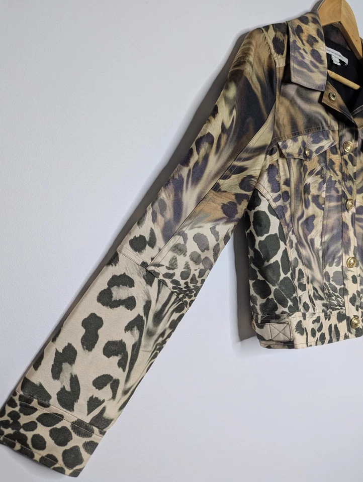 Chaqueta Diane Von Furstenberg Mujer 8 Estampado Leopardo Lana Seda Shira Mikado   Foto 3 de 4