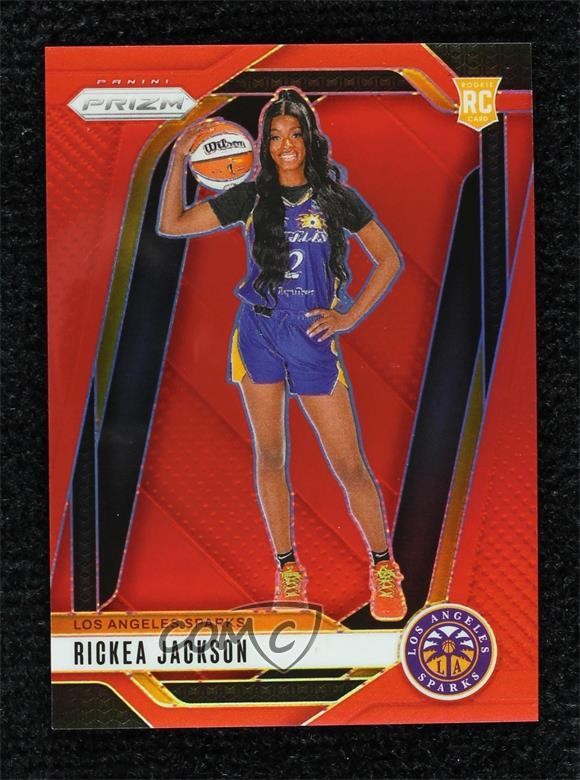 2024 Panini Prizm WNBA Red Prizm /299 Rickea Jackson #144 Rookie RC