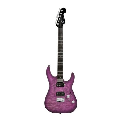 Charvel Pro-Mod Plus DK24 HH HT EB QM Electric Guitar (Violet Radiance)