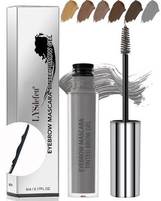 Light Gray Eyebrow Tint, Long Lasting Waterproof Cold Grey Tinted Eye Brow Gl...